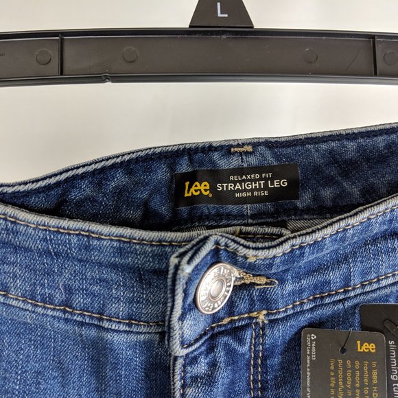 Women's Instantly Slims Lee  Straight Leg Jeans - Picture 3 of 9